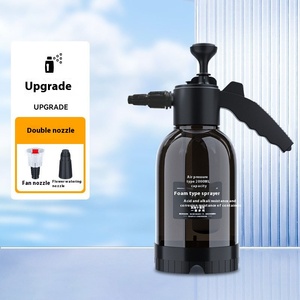 Pulvérisateur d'eau de jardin multifonctionnel portable de 2 L en PE/PP transparent, pulvérisateur à main, outil de lavage de voiture en mousse pour le detailing automobile - Product Image 4