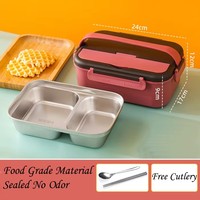 Boîte à lunch auto-chauffante en acier inoxydable de qualité supérieure, personnalisable, réutilisable, avec plaque chauffante