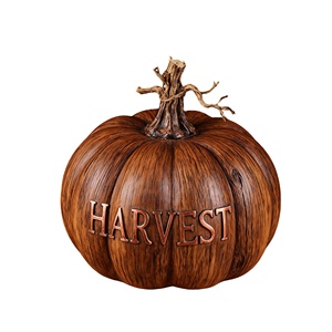 Figurine de citrouille en bois personnalisée, idéale pour la décoration d'automne, les présentations de table et les accents saisonniers pour les fêtes - Product Image 1
