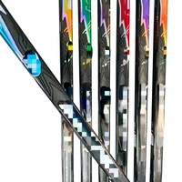 Bâtons de hockey sur glace en fibre de carbone 100% haute résistance, légers, ergonomiques, avec une prise facile et fluide, excellent contrôle, pour la compétition