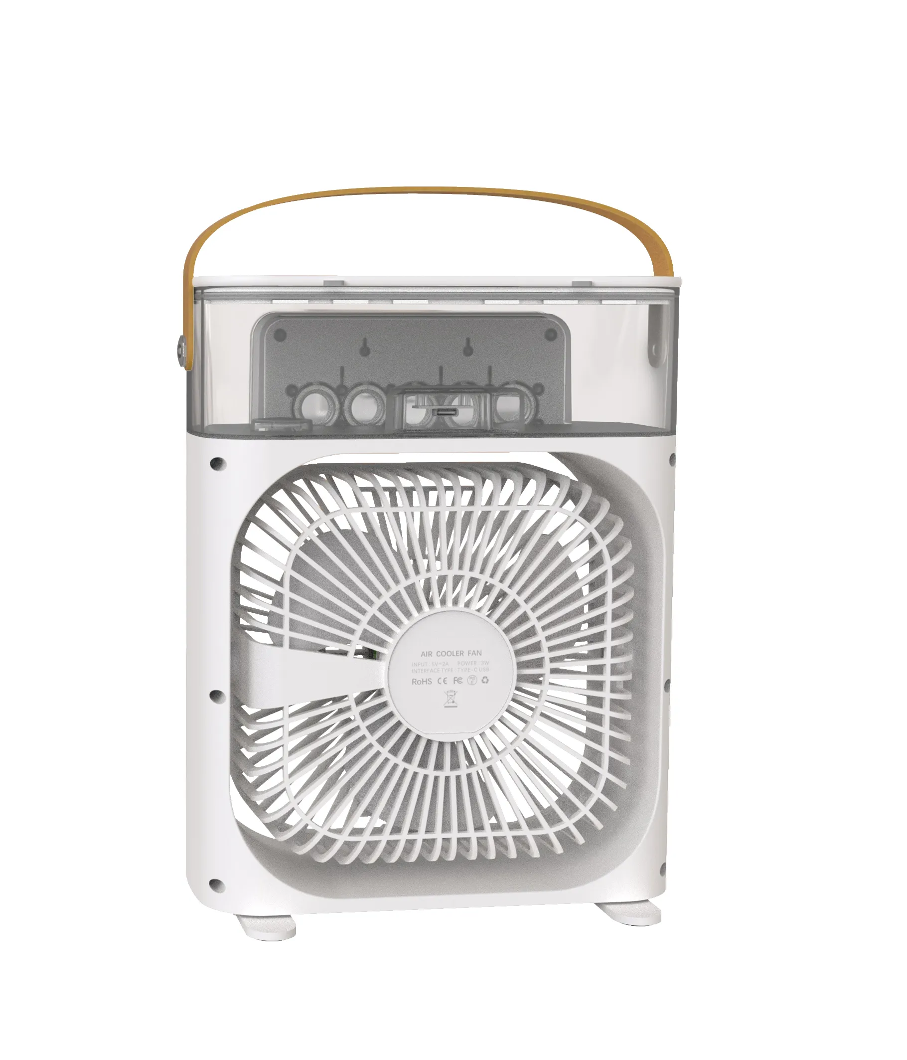 Refroidisseur d'air petite climatisation mini ventilateurs portables d'été ventilateur avec poignée portable
