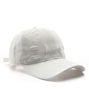 Chapeau de papa vintage lavé à l'acide avec logo personnalisé broderie 3D mode maille non structurée 6 panneaux en coton - Product Image 6