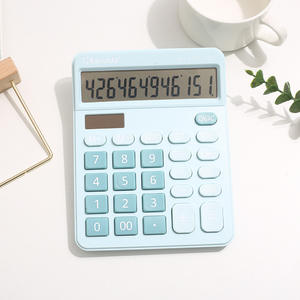 เครื่องคิดเลขพลังงานแสงอาทิตย์คารุยดา KK839S สีฟ้า 152x122 มม. วัสดุ ABS ใช้งานได้หลากหลาย สำหรับนักเรียน นักบัญชี - Product Image 1