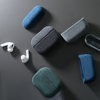 Pour Alcantara pour AirPods 1/2/3/4/Pro 2 étui étui pour écouteurs durable avec matériau élégant