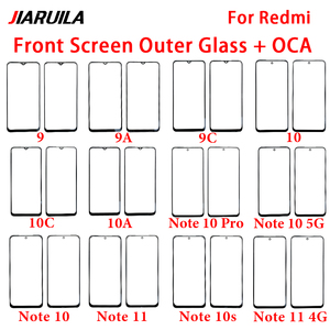 Verre avant OCA pour Xiaomi <span class=keywords><strong>Redmi</strong></span> 9 9A 9C 9T 10 10A 10C <span class=keywords><strong>Note</strong></span> 13 11 10 9 8 <span class=keywords><strong>Pro</strong></span> Plus 5G LCD lentille extérieure avant pièces de rechange en gros - Product Image 5
