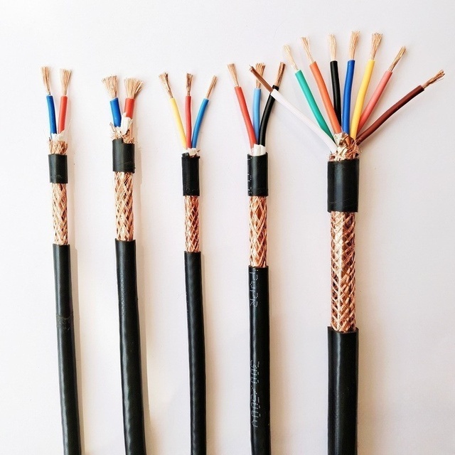 2-8 Core Shielded Braid Power Control Cable and Pvc signal Wire for Anti-theft Alarm, Automation Systems,Fire protection Systems