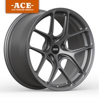 Velg Alloy Forged Gray VS-5RS 17 18 19 Inch Ringan Cekung Monoblock Custom untuk BMW M3 M4 M2 Sedan Coupe Track