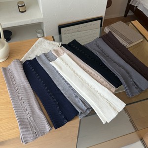 Coprigambe Lavorati a Maglia con Bottoni Ecologici Sopra il Ginocchio per Donne Autunno Inverno per un Calore Confortevole. Calzini in Stile Coreano - Product Image 2