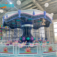 Manège à sensations fortes populaire pour parcs d'attractions, jeu rotatif pour enfants et adultes, chaise volante à tête oscillante de luxe pour extérieur et intérieur, à vendre