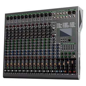 GMC-MX18 Console de Mixage DJ Professionnelle 99 Effets DSP <span class=keywords><strong>Interface</strong></span> <span class=keywords><strong>Audio</strong></span> USB 18 Canaux - Product Image 3