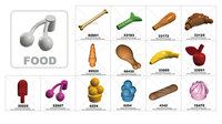 DELO TOYS Piezas de bricolaje Bloques de construcción de plástico Ladrillos ABS Tallo de planta vegetal con barra, 3 hojas y orificio de pasador pequeño (NO.37695)