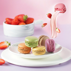 بسكويت كريم كراكر ساندويتش محشو بالكريمة حلو المذاق كعك مخمر بسكويت الماكرون الغني بالكريمة - Product Image 6