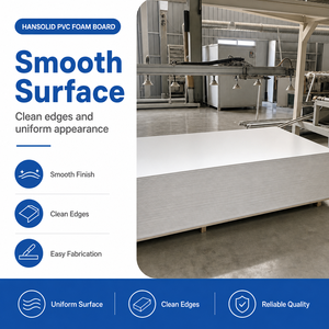 Lámina de Espuma de PVC Coextruido Snow White de 18 mm para Muebles y Puertas de Armarios, Superficie Lisa, Suministro al por Mayor B2B - Product Image 3