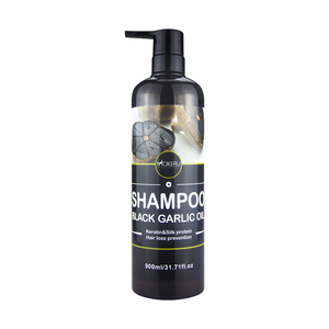Custom Organic 100% Natural Leave-In Conditioner Hair Care Set Wholesale Black Garlic Oil Cream Form Private Label <b>Shampoo</b> - Product Image 1