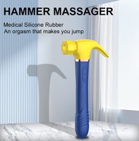Hammerförmiger Saugvibrator mit 7/10 Frequenzen 100% Wasserdicht USB-Aufladbar Latexfrei für Weibliche Masturbation