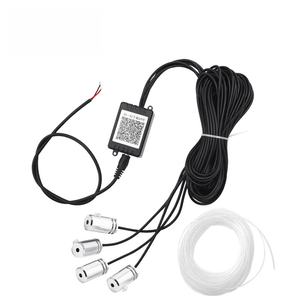ไฟตกแต่งบรรยากาศในรถยนต์ LED 12V 4W RGB ควบคุมผ่านแอพฯ แสงเย็น สำหรับตกแต่งภายในรถยนต์ - Product Image 2