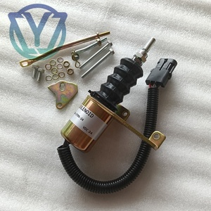 โซลินอยด์วาล์วตัดน้ำมันเชื้อเพลิง SA-3799-24 24V สำหรับเครื่องยนต์ดีเซล Bosch RSV 1751ES Deutz Perkins - Product Image 1