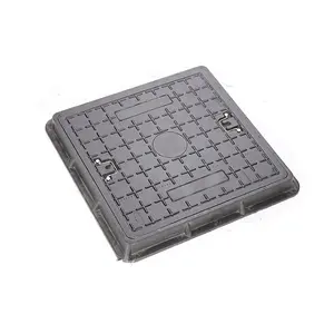 EN124 A15 square SMC BMC composite oil tank fiber glass FRP plastic sewer manhole cover