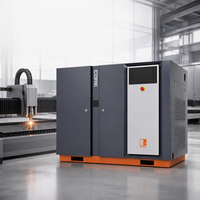 Compresseur d'air à vis pour découpe laser 45 kW 20 bars, compresseur d'air haute pression, compresseur d'air industriel, PLC HMI