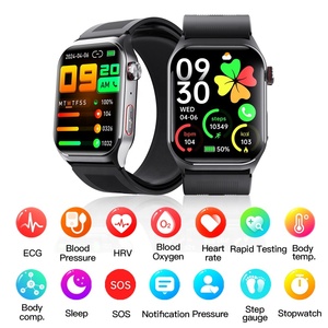 Reloj Inteligente de Seguridad para Personas Mayores 2025 F520 con ECG, Bomba de Aire, Alerta de Caída, Llamada SOS y Seguimiento de Salud - Product Image 3