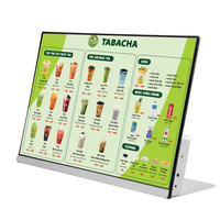 Écran LCD DreamSource Digital Menu Board 100cm, résolution 1920x1080, pour usage intérieur en magasin de détail