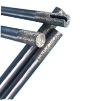 Fraise diamantée CNC pour pierre, graveur CNC, vente, tige de 6/8/10 mm, fraise à bout en étain, fraisage du granit, frittage du granit