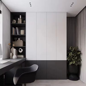 <span class=keywords><strong>Armoire</strong></span> de rangement de style moderne, design simple, 5 portes, pour chambre à coucher, fabrication professionnelle, fournie par l'usine - Product Image 6