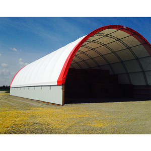 Tente d'entrepôt en structure métallique robuste pour usage commercial extérieur, imperméable et résistante aux intempéries - Product Image 1