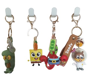 Venta al por mayor personalizado nuevo diseño <span class=keywords><strong>Lilo</strong></span> <span class=keywords><strong>y</strong></span> Stitch llaveros dibujos animados PVC juguete de goma llavero único <span class=keywords><strong>y</strong></span> divertido para niños - Product Image 1
