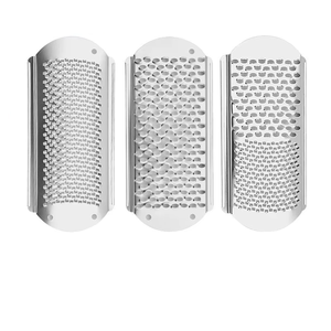 Lime à pieds carrée en acier inoxydable et tampons exfoliants pour pédicure, pour éliminer les peaux mortes et les callosités - Product Image 1