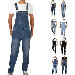 Men's Bib Overall Big and Tall Denim Overalls Casual Duck Bib Overall Regular Fit Fashion Jean with Pockets Jumpsuit