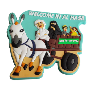 ברוכים הבאים לאל חסה מגנטים למקרר למזכרת תיירים בולטות מגומי <span class=keywords><strong>PVC</strong></span> - Product Image 2