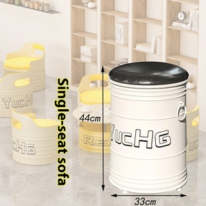 Portatarjetas de café de Metal Industrial, mesa de Bar de vino, silla de barril de aceite, red, <span class=keywords><strong>restaurante</strong></span> rojo, área de barbacoa, reparación de automóviles, sofá, juego de té de la leche - Product Image 6