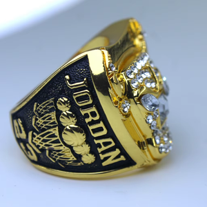 Bague de championnat des taureaux <span class=keywords><strong>1997</strong></span> Bague de championnat de la Ligue américaine de basket-ball Bague commémorative pour ventilateur - Product Image 2