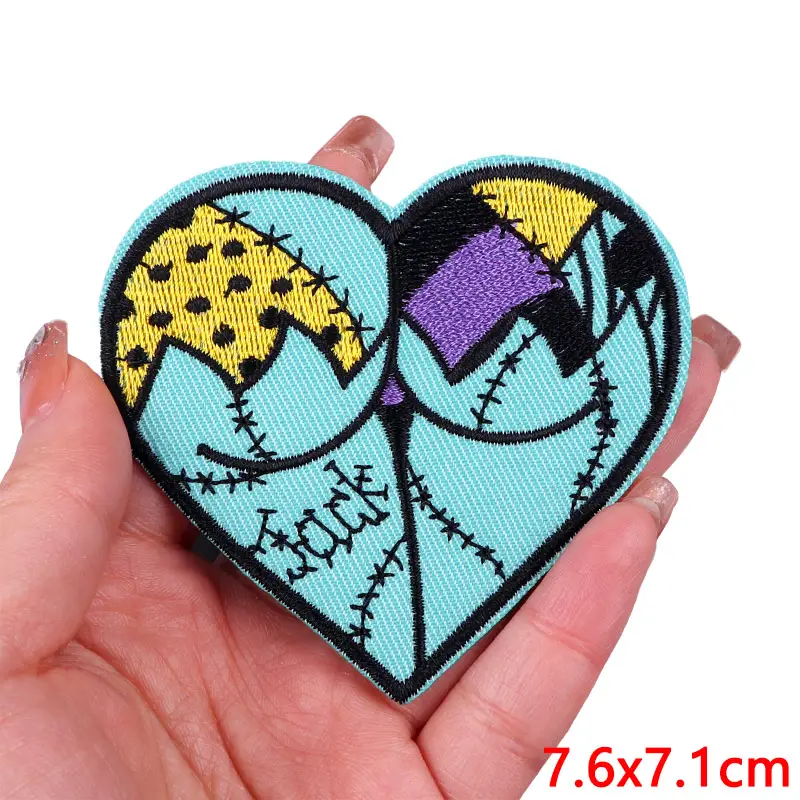 Sexy Butt Punk Iron On Embroidered Patches For Clothing Custom Wholesale Patches DIY Poker Applique Patch Factory Direct Price