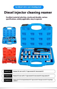 17pcs <strong>Car</strong> CRIN Diesel Injector Seat Cutter Oil Nozzle <strong>Reamer</strong> Carbon Remover Clean Repair <strong>Tool</strong> Automotive Universal - Product Image 4
