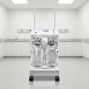 Aspirateur électrique médical de qualité hospitalière, best-seller, à haute pression négative et à haut débit, facile à déplacer - Product Image 3