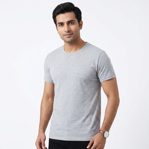 Oem Custom Embroidery Print logo Design <b>Short</b>-sleeved T-<b>shirt</b> for <b>Men</b> Solid Color Summer Pure <b>White</b> Top Half <b>Sleeve</b> T-<b>shirt</b> - Product Image 1