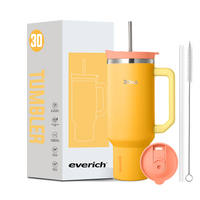 Gobelet isotherme de 40 oz avec couvercle et paille, double paroi, isolation sous vide, mug d'aventure, revêtement en poudre, logo personnalisé, couleur