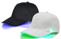 Da uomo all'aperto moda cotone notte corsa caccia pesca a buon mercato cappello LED cappellino da baseball leggero