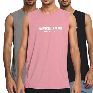 Camisetas Deportivas Sublimadas Unisex para Hombre, 100% Poliéster, Logotipo Personalizado, Secado Rápido, Ropa Deportiva sin Mangas - Product Image 3