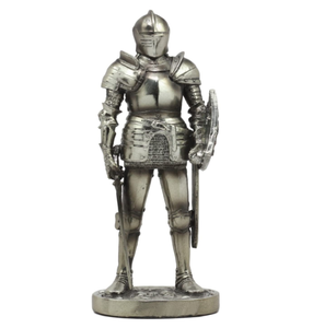 Ebros armadura Medieval estatua 7 "de alto <span class=keywords><strong>valiente</strong></span> espadachín <span class=keywords><strong>valiente</strong></span> León Caballero estatuilla - Product Image 1