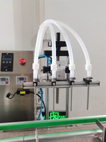 Ligne d'emballage automatique de bureau pour petites entreprises, machine de remplissage, de bouchage et d'étiquetage de liquides