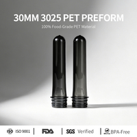Préformes PET PCO 3025 de 30 mm en gros, couleur personnalisée, logo, qualité bouteille d'eau CSD, sans BPA, vierges, durables, 13-55g, fabricant OEM ODM