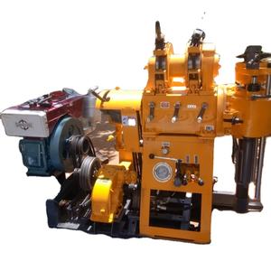 단단한 암석 및 연약한 토양을위한 소형 유압 물 우물 드릴링 장비 25 hp 디젤 엔진 동력 - Product Image 4