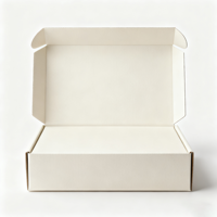 Boîte-cadeau en carton avec logo personnalisé boîte d'avion réutilisable pour collier bijoux processus d'impression en relief