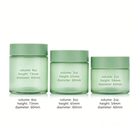 Pot en verre hermétique anti-odeur avec bouchon de sécurité enfant, design personnalisé, 1oz, 2oz, 3oz, 4oz, motif floral