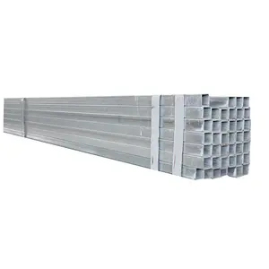 Tubo de acero galvanizado estructural con revestimiento de zinc de sección rectangular hueca Rhs sumergido en caliente