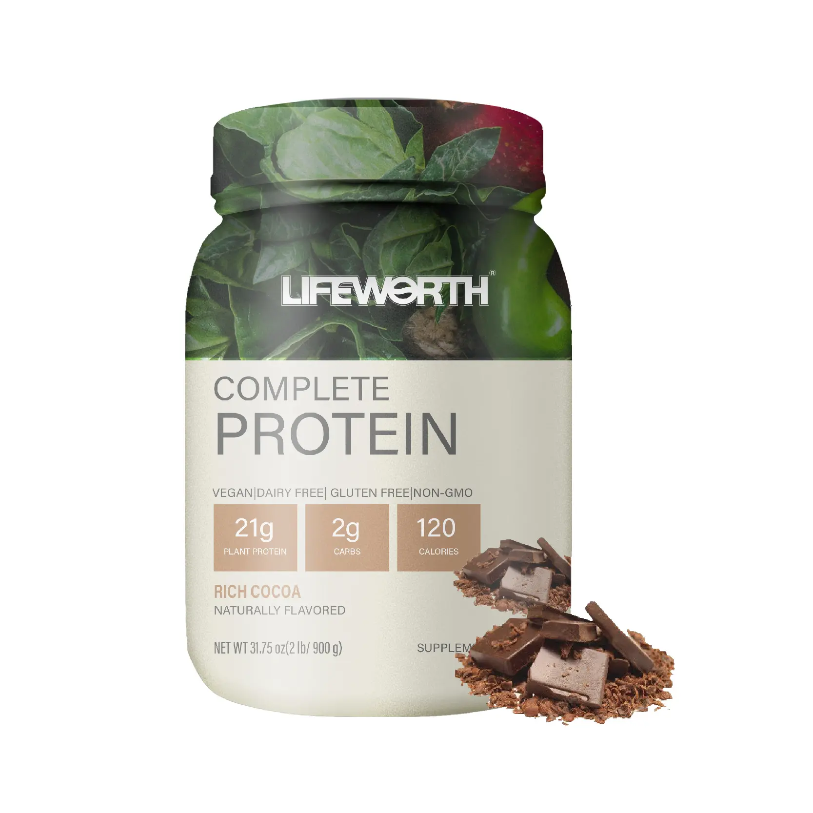 LIFEWORTH Custom Private Label Organic Plant Based Fiber Isolated Pea Protein Powder Shakes Meal Replacement Shake