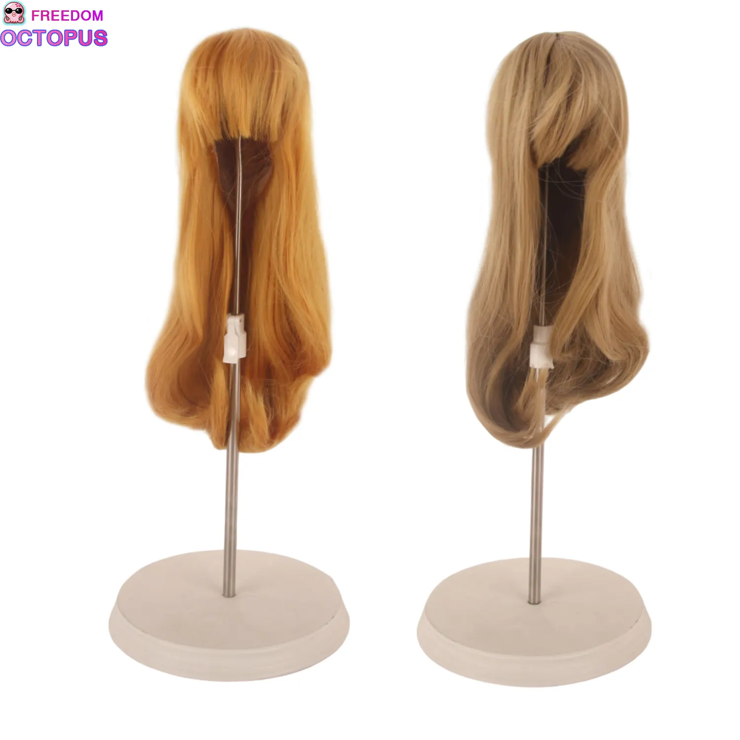 Nieuwe Blonde Bjd Haar Pruik Pop Accessoires Poppen Mini Synthetische Pruik